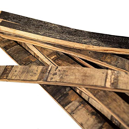 Authentic Bourbon Whiskey Barrel Staves
