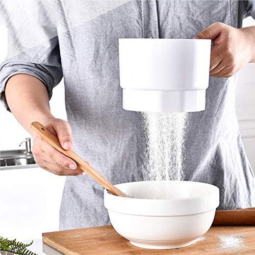 Electric Flour Sifter  Battery Operated Flour Sifter  60 Mesh Handheld Sieve Flour Strainer  Pastry Baking Utensil  Kitchen Cooking Tool