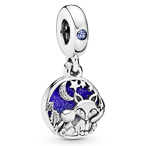 Pandora Jewelry Fox and Rabbit Dangle Cubic Zirconia Charm in Sterling Silver Pandora Jewelry Fox and Rabbit Dangle Cubic Zirconia Charm in Sterling Silver