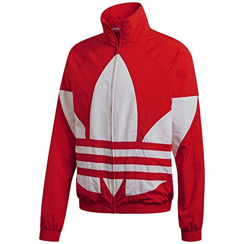 adidas Originals Men_s Big Trefoil Track Top  Lush Red  XS adidas Originals Men_s Big Trefoil Track Top  Lush Red  XS
