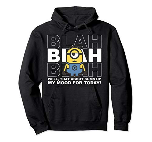 Despicable Me Minions Stuart Is Blah Today Hoodie