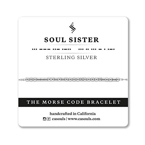 SOUL SISTER Morse Code Bracelet Necklace - Sister Jewelry - Soul Sister Birthday Gift Big Sister Gift Best Friend Bracelet Necklace gift SOUL SISTER Morse Code Bracelet Necklace - Sister Jewelry - Soul Sister Birthday Gift Big Sister Gift Best Friend Bracelet Necklace gift