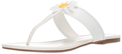 Katy Perry Women_s The Forget ME NOT Flat Sandal  white  11 Medium US