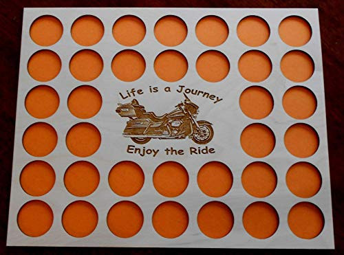 Custom Poker Chip Frame Display Insert 11 by 14inch natural birch insert fits Harley-Davidson and Casino chips Laser-engraved chip holder 18 Now With Frame Option Custom Poker Chip Frame Display Insert 11 by 14inch natural birch insert fits Harley-Davidson and Casino chips Laser-engraved chip holder 18 Now With Frame Option