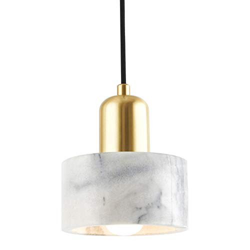LHLYCLX Marble Drum Pendant Lighting Modern Ceiling Hanging Light Fixture for Kitchen Island -White- LHLYCLX Marble Drum Pendant Lighting Modern Ceiling Hanging Light Fixture for Kitchen Island -White-