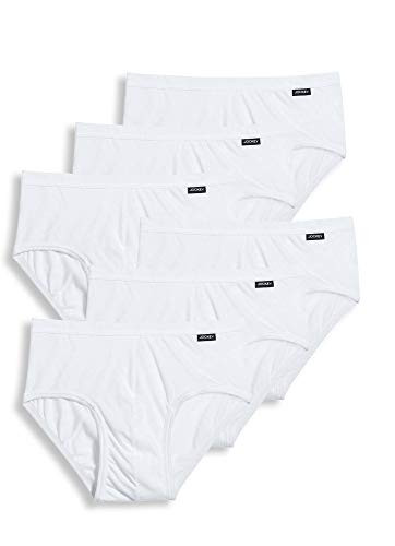 Jockey Men_s Underwear Elance Poco Brief - 6 Pack  White  xl