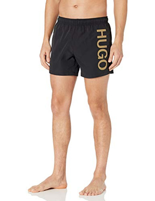 HUGO by Hugo Boss Men_s Swim Trunk  Carbon Black  XL