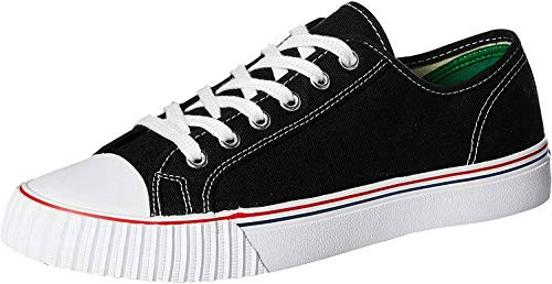 PF Flyers Men_s MC2002BL  Black Whit  6 D US