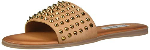 Steve Madden Farryn Flat Sandals Cognac 5.5 M