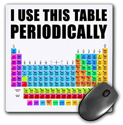 3D Rose"I Use This Table Periodically" Matte Finish Mouse Pad - 8 x 8" - mp_223944_1 3D Rose"I Use This Table Periodically" Matte Finish Mouse Pad - 8 x 8" - mp_223944_1