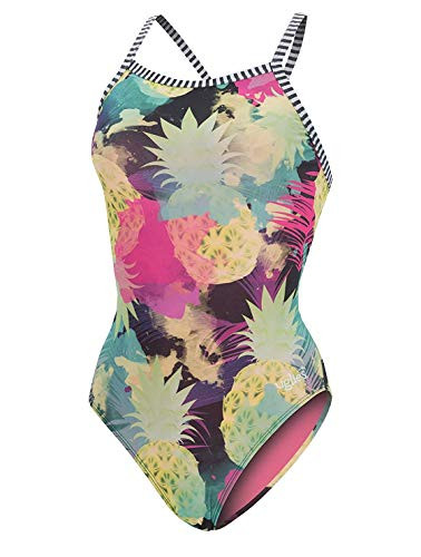 Dolfin Women_s Uglies Prints V-2 Back One Piece Swimsuit -Aloha  28-