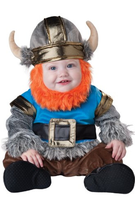 InCharacter Lil_ Viking Infant Toddler Costume  Medium -12-18- Blue Grey