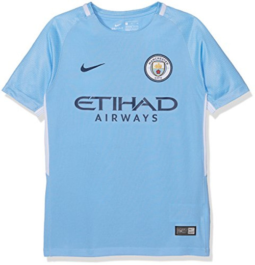 Nike Youth Breathe Manchester City FC Stadium Jersey -Field Blue- -XL- Nike Youth Breathe Manchester City FC Stadium Jersey -Field Blue- -XL-