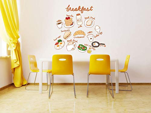 Breakfast Food Kitchen Restaurant Logo Emblem Sign Wall Vinyl Sticker Car Mural Decal Art Decor LP7281 Breakfast Food Kitchen Restaurant Logo Emblem Sign Wall Vinyl Sticker Car Mural Decal Art Decor LP7281