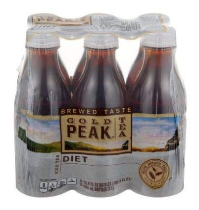 PACK OF 8 - Gold Peak Iced Tea Diet Bottles - 6 CT