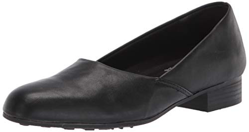 Easy Street womens Flat Pump  Black  9.5 Narrow US