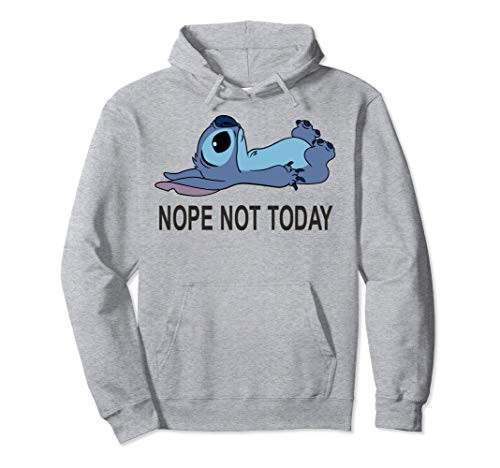 Disney Lilo  and  Stitch Nope Not Today Pullover Hoodie