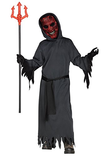 Fun World Child Smoldering Devil Costume Medium Black