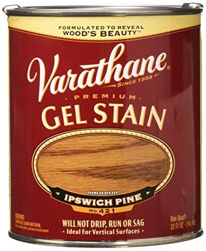 Varathane 224455H Premium Gel Stain, Quart, Ipswich Pine