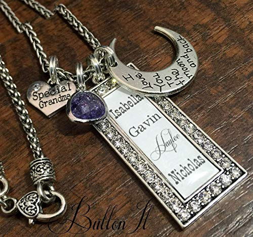 Christmas gift for HER  GRANDMA gift  Mom necklace  Grandchildren necklace  Nana gift  PERSONALIZED gift  Grandma jewelry  Gifts for Nana  Mimi gift  Gigi gift  Gifts for Mom  Aunt gift