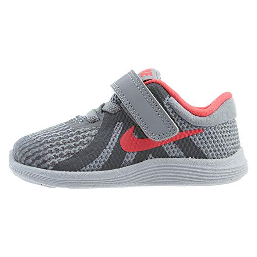 Nike Girls_ Revolution 4 -TDV- Running Shoe  Wolf Grey Racer Pink-Cool Grey-White  9C Toddler US Toddler