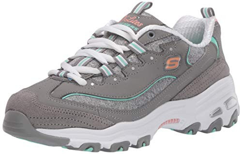 Skechers Women_s Athleisure Sneaker  Grey Mint  8.5 US medium