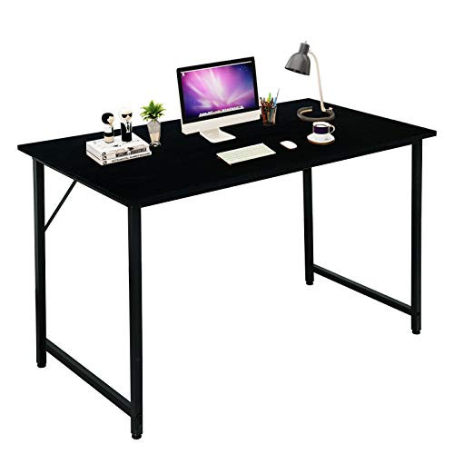 Oshimei Computer Desk 39 inch Modern Sturdy Office Desk Study Writing Desk for Home Office  Black