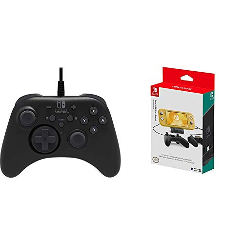 HORI Nintendo Switch HORIPAD Wired Controller Officially Licensed by Nintendo - Nintendo Switch   and  Nintendo Switch Dual USB Playstand By HORI - Officially Licensed by Nintendo