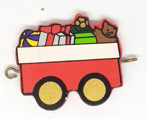Santa's Pen Christmas Train and Caboose Ornament for Personalization _ADD ON Cars_