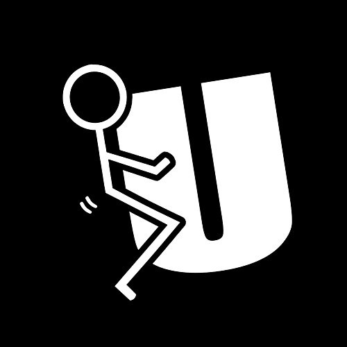 Stick Figure Humping F U 6 inch  Vinyl Sticker Car Decal _6 inch  White_ Stick Figure Humping F U 6 inch  Vinyl Sticker Car Decal _6 inch  White_
