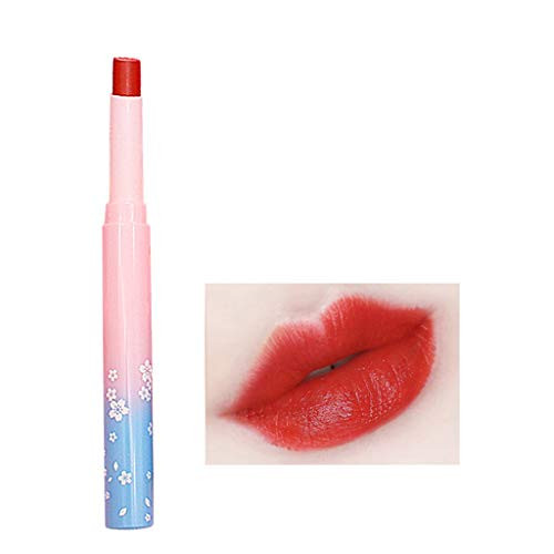 YJYdada Pink Girl Lip Gloss Lipstick Moisturizing Lip Gloss Matte Matte Velvet Lip Gloss _G_