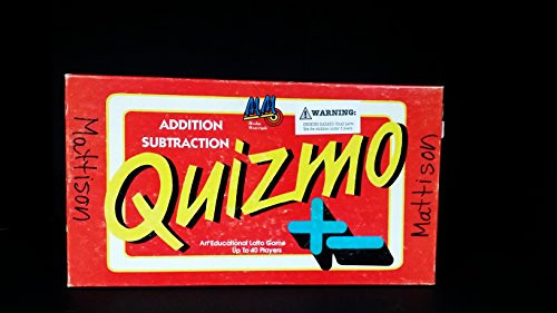 Quizmo Addition & Subtraction Bingo Quizmo Addition & Subtraction Bingo