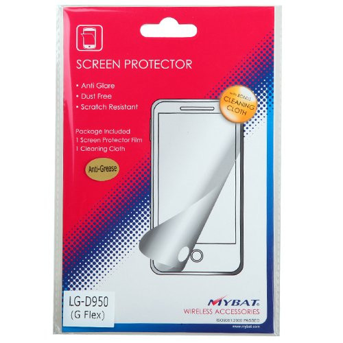 MyBat LG D950 G Flex Anti_Grease LCD Screen Protector _ Retail Packaging _ Clear