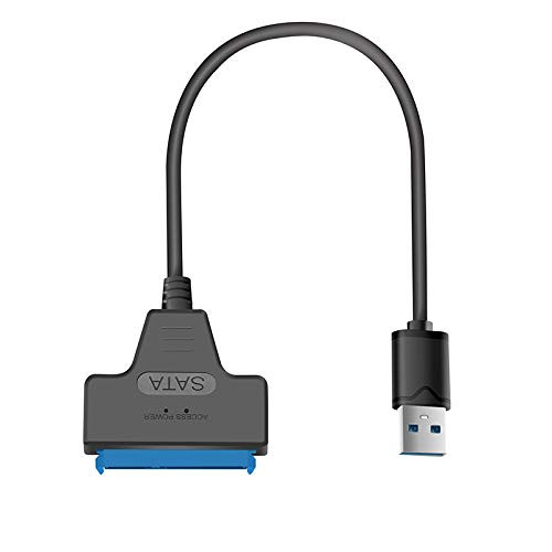 Semoic USB 3.0 to SATA III Adapter for 2.5in SDD HDD Hard Drives SATA III to USB 3.0 External Converter and Cable_ Support UASP Portable SATA Adapter to USB 3.0 for 2.5 inch SSD HDD
