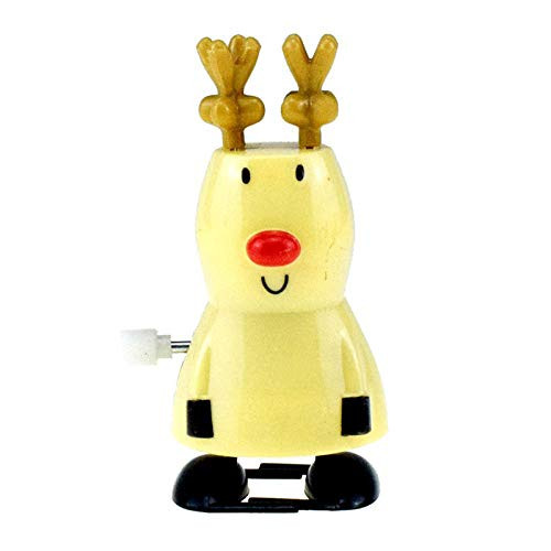 BARMI Christmas Decoration_Walking Santa Claus Elk Penguin Snowman Clockwork Toy Home Decor_ Make Your Christmas Have a Good Memories F