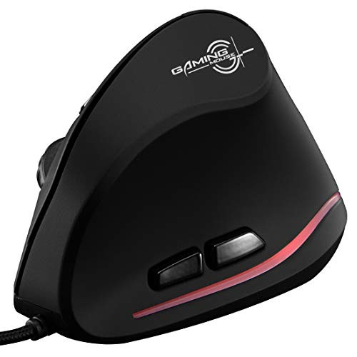 ZLOT Wired Vertical Mouse,Ergonomic Design USB LED Optical Mouse with 6 Buttons and 4 Adjustable Sensitivity 1200/1600/2400/3200 DPI for Office, Gaming, PC, Computer,Laptop,Desktop,Black
ZLOT Wired Vertical Mouse,Ergonomic Design USB LED Optical Mouse with 6 Buttons and 4 Adjustable Sensitivity 1200/1600/2400/3200 DPI for Office, Gaming, PC, Computer,Laptop,Desktop,Black