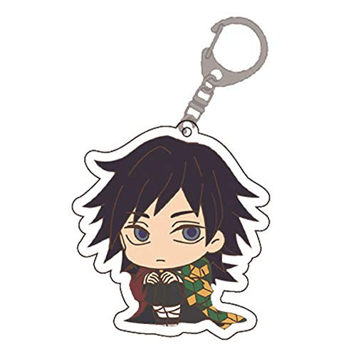 Peoria Demon Slayer  Kimetsu no Yaiba Acrylic Keychain for Bags_ Keys and Pencil Cases_D _ Tomioka Giyuu_