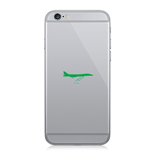 RDW Pair of B1 Bomber Cell Phone Stickers Mobile Lancer Strategic Bomber _ Green
