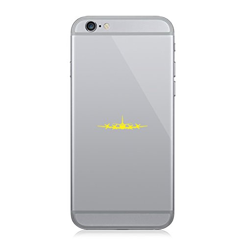 RDW Pair of Front View P_3 Orion Cell Phone Stickers Mobile Anti_Submarine USN Navy p3 _ Yellow