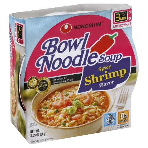 Nong Shim_ Soup Bowl Noodle Spicy Shrimp_ 3.03 Oz