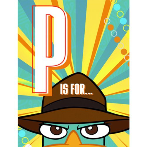 Disney Phineas and Ferb Agent P Party Invitations 8 Pack