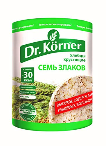 Dr. Korner  inch Seven Cereals inch  Crispbread _3.6 Ounce   100 Gram_ Imported from Russia