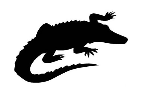 Ranger Products Alligator Crocodile Lizard Decal Sticker_ Die Cut Vinyl Decal for Windows_ Cars_ Trucks_ Tool Boxes_ laptops_ MacBook _ virtually Any Hard_ Smooth Surface