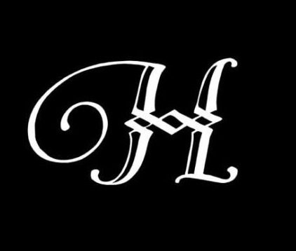Monogram Script Font Initial Letter H _ Decal Sticker_ Die Cut Vinyl Decal for Windows_ Cars_ Trucks_ Tool Boxes_ laptops_ MacBook _ virtually Any Hard_ Smooth Surface