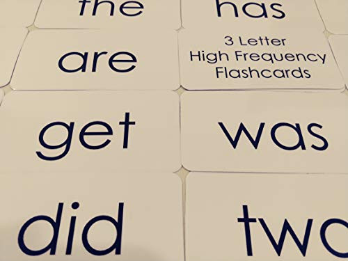 23 Three Letter Sight Word Flashcards.