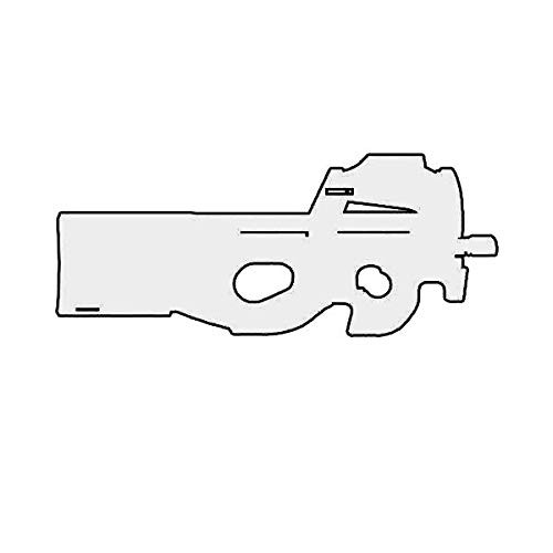 ION Graphics P90 Sticker Decal Vinyl p_90 FN Herstal 5 inch  Bumper Locker Laptop Window _ Sticks to Any Surface