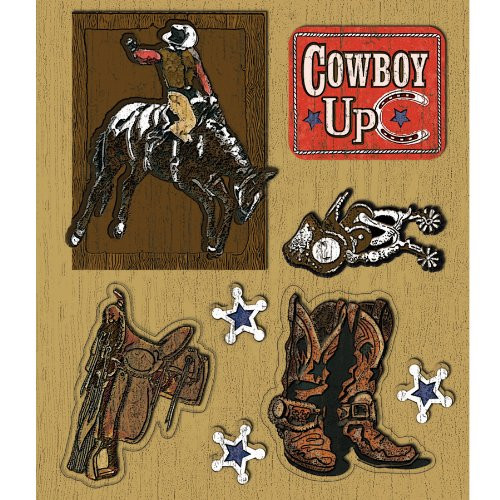 K and Company Cowboys Sticker Medley