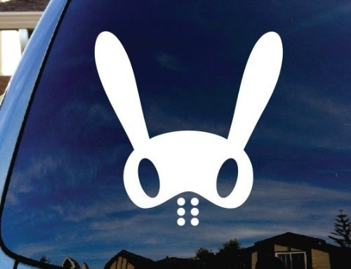 BAP K_pop Bunny _ Vinyl 5 inch  Tall _Color  White_ Decal Laptop Tablet Skateboard car Windows Sticke
