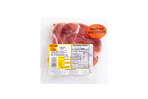 Alexander's Ham Company 3 Ounce Biscuit Cut Country Ham _ GREAT FOR HAM BISCUITS!