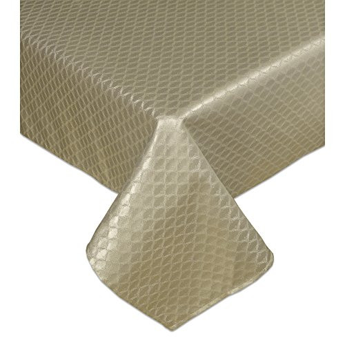 Lenox Olivia 52"X70" Oblong Tablecloth, Tan